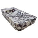 Calacatta Viola Marble Wall-mount Bathroom Vanity Ribbed Textured (W)18" (L)32" (H)6"