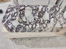 Calacatta Viola Marble Wall-mount Bathroom Vanity Ribbed Textured (W)18" (L)32" (H)6"
