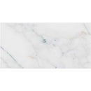 Calacatta cressa 3 in x 6 in honed marble floor and wall tile TCALCRE36H product shot one tile top view