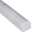 Calacatta cressa pencil molding 0.75x12 honed marble wall tile SMOT-PENCIL-CALCREP product shot profile view