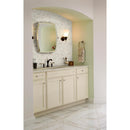 Calacatta gold hexagon 12X12 polished marble mesh mounted mosaic tile SMOT-CALAGOLD-2HEX product shot wash room view