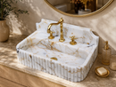 Calacatta Gold Wall-Mount Sink