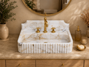 Calacatta Gold Wall-Mount Sink