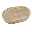 GMStone Calacatta Gold Handmade Marble Vessel Bathroom Sink Oval