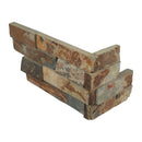 Rockmount California Gold Splitface Ledger Corner 6"x18" Natural Slate Wall Tile - MSI Collection