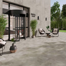 Calypso ash 24x48 matte  porcelain floor and wall tile  msi collection NCALASH2448 room shot hotel view