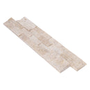 Cappuccino Ledger 3D Panel 6"x24" Split-face Natural Marble Wall Tile