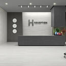 Cararra premium cararra zebrino honed porcelain floor and wall tile liberty us collection LUSIRG2448172 product shot reception view