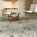 Cararra premium carrara arabescasto porcelain floor and wall tile liberty us collection LUSIRG1224143 product shot advance room view