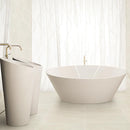 Cararra premium carrara gioia honed porcelain floor and wall tile liberty us collection LUSIRG2448145 product shot bath view
