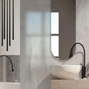 Cararra premium carrara romano white polished porcelain floor and wall tile liberty us collection LUSIRP1224174 product shot bath view