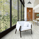 Cararra premium carrara zebrino polished porcelain floor and wall tile liberty us collection LUSIRP1224172 product shot balcony view