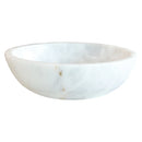 Carrara White Marble Above Vanity Bathroom Vessel Sink Polished (D)16" (H)6" side view