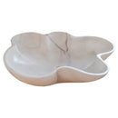 Natural Stone Carrara White Marble Above Vanity Designer Bathroom Sink Polished angle view