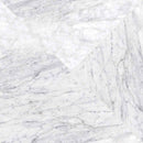 Carrara white 12 in x 12 in honed marble floor and wall tile TCARRWHT1212H product shot profile view