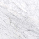 Carrara white 12 in x 12 in polished marble floor and wall tile TCARRWHT1212 product shot one tile top view