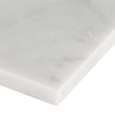 Carrara white 3 in x 6 in honed marble floor and wall tile TCARWHT36H product shot tile profile view