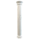 Carrara white marble hand-carved greek doric column base head body included D16xH111 MEGCL03 product shot