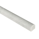 Carrara White Pencil Molding Marble Wall Tile 0.75"x12" Honed - MSI Collection
