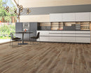 SPC Vinyl Rigid Core 7" Width 60" RL, 6mm Thick, 1.5mm IXPE Caspian Ash, Peninsula - Mazzia Collection kitchen view2