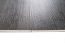 SPC Vinyl Rigid Core 7" Width 60" RL, 6mm Thick, 1.5mm IXPE Cavalli Smoke Peninsula Floors - Mazzia Collection Product shoot tile edge view