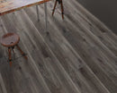 SPC Vinyl Rigid Core 7" Width 60" RL, 6mm Thick, 1.5mm IXPE Cavalli Smoke Peninsula Floors - Mazzia Collection Product shoot tile top view