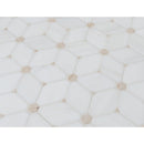 Cecily 10.83X12.6 polished marble mesh mounted mosaic tile SMOT-CECILY-POL10MM product shot multiple tiles angle view