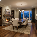 Solid Hardwood Maple 4.75" Wide, 48" RL, 3/4" Thick Distressed/Handscraped Floors - Mazzia Collection