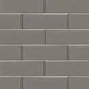 Champagne bevel subway 4x12 textured wall glass tile SMOT-GL-T-CHBE412 product shot multiple tiles top view
