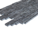 Charcoal Cambria Ledger 3D Panel 6.8"x20.8" Split-face Natural Marble Wall Tile - Full Truckload multiple panels profile view