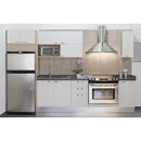 Charisma white 12X12 ceramic mesh monted mosaic tile NCHAWHI2X2 product shot kitchen view