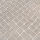 Charisma white 12X12 ceramic mesh monted mosaic tile NCHAWHI2X2 product shot multiple tiles angle view