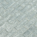 Chilcott bright subway 11.81x11.81 textured glass mesh mounted mosaic tile SMOT-GLSST-CHIBRI8MM product shot multiple tiles angle view