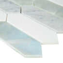 Cienega springs 10x13.78 textured picket multi surface mesh mounted mosaic tile SMOT-SGLSPK-CIESPR6MM product shot profile view