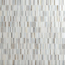 Citi stax greige 12"x12" film face glass mosaic wall tile SMOT-GLSB-CISTGRE3MM product shot wall view 3