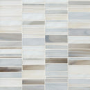 Citi stax greige 12"x12" film face glass mosaic wall tile SMOT-GLSB-CISTGRE3MM product shot wall view