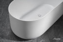 Cossue 61" Freestanding Acrylic Bathtub in White Villohome