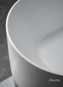 Cossue 61" Freestanding Acrylic Bathtub in White Villohome