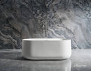 Cossue 61" Freestanding Acrylic Bathtub in White Villohome