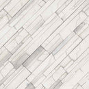 Copen snow stacked stone 9x19.5 natural manufactured stone LPNLECOPSNO6 product shot angle ledger panel view