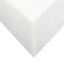 Cosmic white 3d wave ledger panel 6" x 24" honed marble wall tile LPNLMCOSWHI624-3DW product shot profile view