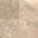 Creama cappuccino 18 in x 18 in polished marble floor and wall tile TTCAPU1818P product shot angle view