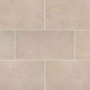Crema marfil 12 in x 24 in classic polished marble floor and wall tile TCREMAR1224CL38 product shot angle view