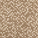 Creme glass stone blend mosaics 5/8"x5/8" TGL00228  product shot profile view