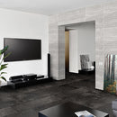 Crete aqua rigato linear textured porcelain floor and wall tile liberty us collection LUSIRS1836128 product shot room view