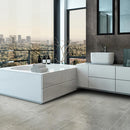 Crete sage honed porcelain floor and wall tile liberty us collection LUSIRG1836130 product shot room view
