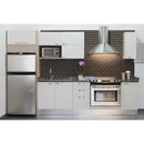 Crisson bevel subway peel and stick 12X12 glass mosaic tile SMOT-PNS-CRIBEV-4MM product shot kitchen view