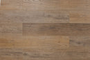 SPC Vinyl Rigid Core 7" Width 60" RL, 7mm Thick, 1.5mm IXPE Crowned Hazel, Meraki Floors - Mazzia Collection top plank view