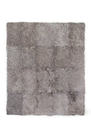 CURLY GOATSKIN RUG – Silver Grey