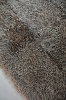 CURLY GOATSKIN RUG – Silver Grey